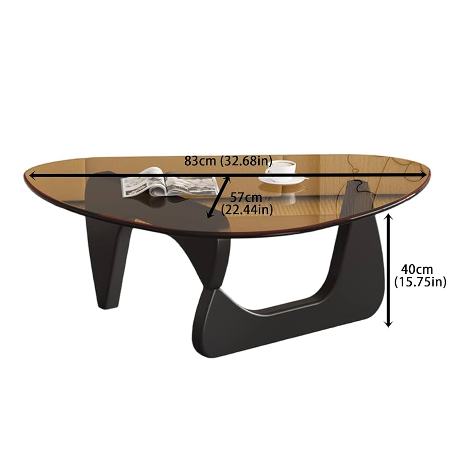 Amazon.com: EASYSOUL Modern Glass Coffee Table, 32.68